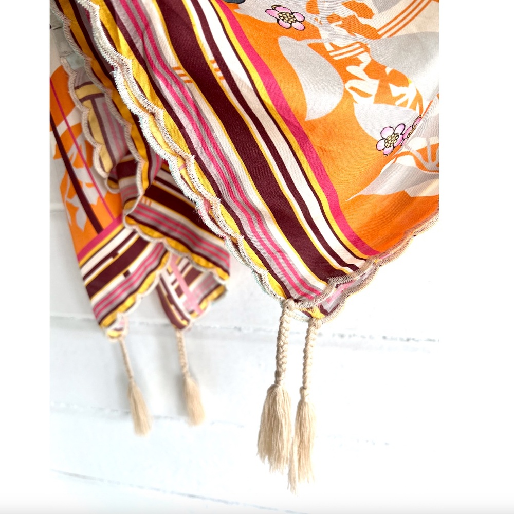 JOHNNY WAS Stellar Silk Poncho - M - Picture 6 of 11